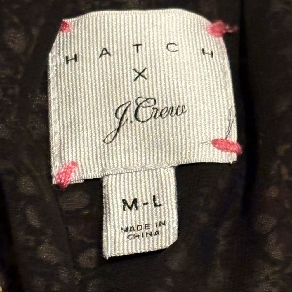J.Crew x Hatch Floral Sleeveless V-Neck Maternity Blouse Top Size M-L - Picture 4 of 9